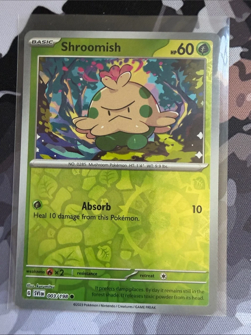 Shroomish & Breloom Evolution Reverse Holo Pokémon Card Lot | 3 Cards ✨5/$25✨
